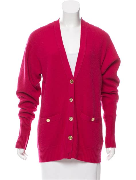 chanel cashmere crop long sleeve sweater|chanel cardigan sale.